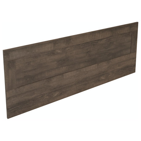 Sevilla Mid-Century Headboard, Distressed Brown, Queen
