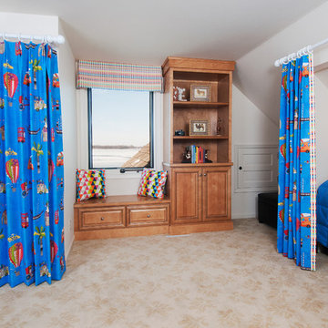 Built In Beds and Warm Maple Cabinets