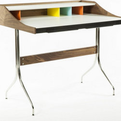 Stilnovo Nelson Inspired Swag Leg Desk - Desks And Hutches