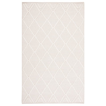 Safavieh Natura Collection NAT832A Rug, Ivory, 3' x 5'