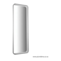 Goccia Freestanding Mirror 600x1800mm White - Bathroom Mirrors