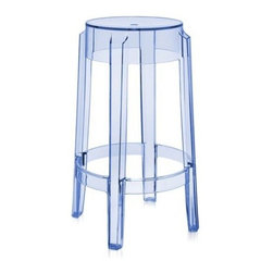 Charles Ghost Stool by Kartell - Bar Stools And Counter Stools