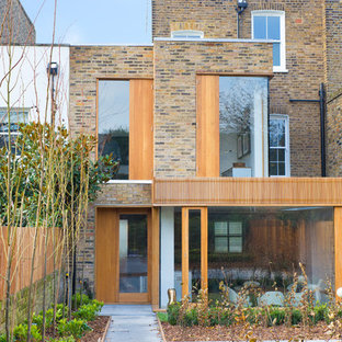 Moderne Häuser mit Backsteinfassade Ideen, Design & Bilder | Houzz