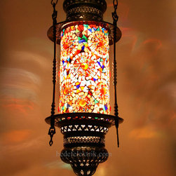 Ottoman Style Mosaic Ceiling Pendant - Pendant Lighting