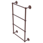 Allied Brass - Monte Carlo 4 Tier 24" Ladder Towel Bar with Dotted Detail, Antique Copper - The ladder towel bar from Allied Brass Dottingham Collection is a perfect addition to any bathroom. The 4 levels of height make it fun to stack decorative towels and allows the towel bar to be user friendly at all heights. Not only is this ladder towel bar efficient, it is unique and highly sophisticated and stylish. Coordinate this item with some matching accessories from Allied Brass, or mix up styles using the same finish!