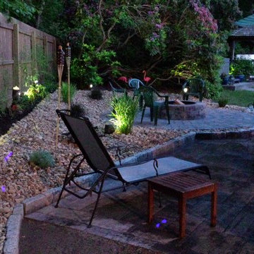 Hingham patio and landscape