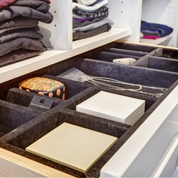 Toronto custom master bedroom walk-in closet