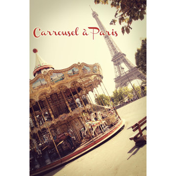 "Carrousel a_ Paris Canvas Art"