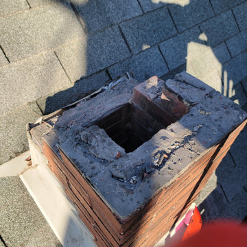 Chimney Cap Off (before)