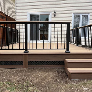 Azek Weathered Teak and English Walnut pvc