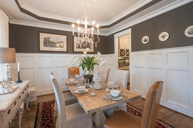 Inspiration for a craftsman dining room remodel in Richmond
