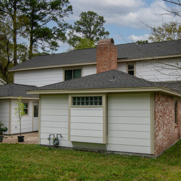 Smooth Hardie Re-Side and Paint