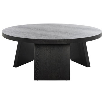 Safavieh Couture Julianna Wood Coffee Table, Black