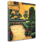 Tangletown Fine Art - "Jardin Toscana" By Montserrat Masdeu, Giclee Print on Gallery Wrap Canvas - Give your home a splash of color and elegance with European art by Montserrat Masdeu.