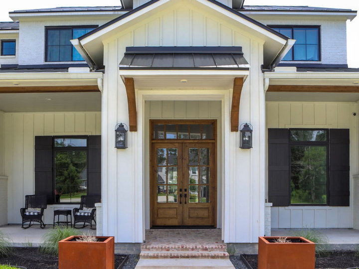 Painted Brick Exterior