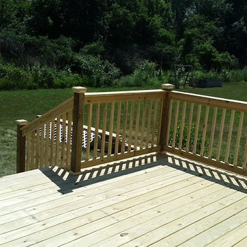 12x14 Wood deck build