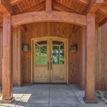 Rustic Style and Chamfered Timbers in Morgan, Washougal, WA