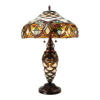 Tiffany-Style Arielle Lamp - Victorian - Table Lamps - by GwG Outlet ...