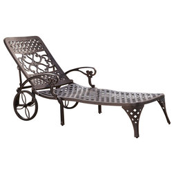 Mediterranean Outdoor Chaise Lounges by Home Styles Furniture