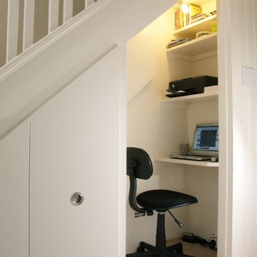 Under stairs office in London, UK
