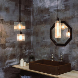 Reeded LED Bathroom Pendant Cluster - Pendant Lighting