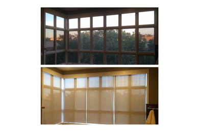 Inspiration for a modern family room remodel in Chicago