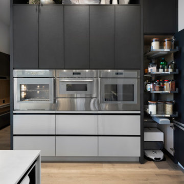 The Edge - Modern Kitchen Designed and Built for New OKC Home