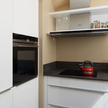 Small kitchen in atypical space