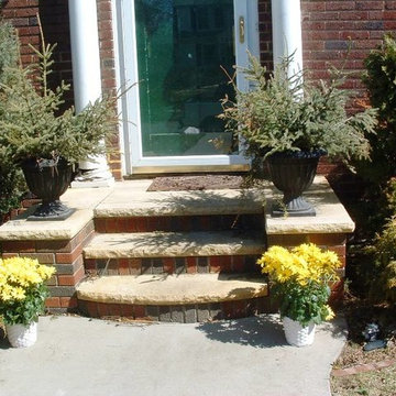Brick & Stone Steps