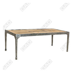 HAMMERED STAID COFFEE TABLE - Home Office Furniture