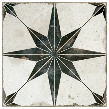 Kings Star North Nero Ceramic Floor and Wall Tile