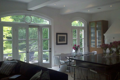 Inspiration for a timeless dining room remodel in Toronto