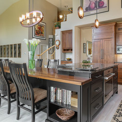 Rolling Meadows, Illinois - Transitional - Walnut Table Top - Table Tops And Bases