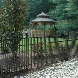Specrail SR-8 Horizon Aluminum Fence with Type B Finials - Home Fencing And Gates