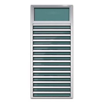 Louver Windows- Lama 3" glass blade with top glass