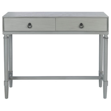 Elton 2 Drawer Console Table Distressed Grey
