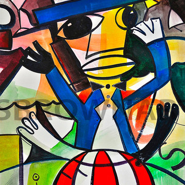 Ringmaster Abstract Circus Art