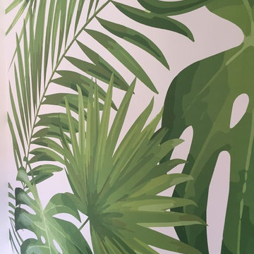Tropical Wallpaper Installation Brisbane