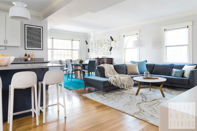 Home design - eclectic home design idea in Boston
