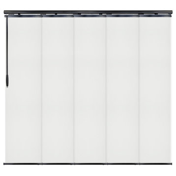 Danilo 5-Panel Track Extendable Vertical Blinds 58-110"W