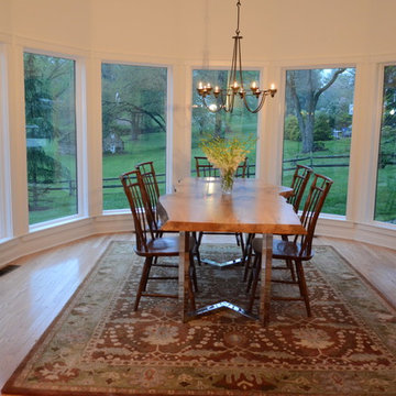 WOODLYNNS EDGE " Live edge slab table and woodwork "