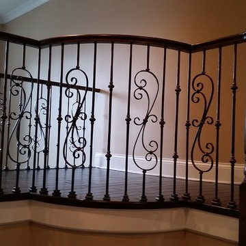 Custom iron baluster replacement