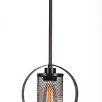 Toltec Lighting - Infinity 1-Light Stem Pendant, Espresso, Amber Antique LED Bulb - * The beauty of our entire product line is the opportunity to create a look all of your own, as we now offer over 40 glass shade choices, with most being available as an option on every lighting family. So, as you can see, your variations are limitless. It really doesn't matter if your project requires Traditional, Transitional, or Contemporary styling, as our fixtures will fit most any decor.