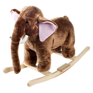 happy trails plush rocking horse