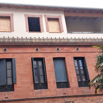 APRES - REALISATION D'UNE SURELEVATION SUR MAISON DE VILLE - TOULOUSE