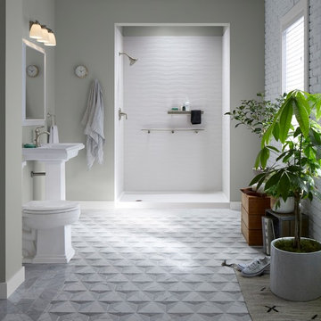 KOHLER LuxStone Shower System Variation Ideas