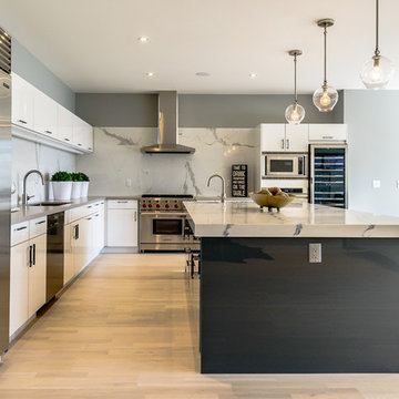 Modern Style Kitchen - Island View