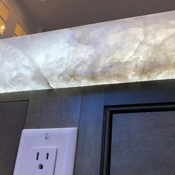 Patagonia Granite, Kitchen Island Glows