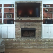 fireplace makeover