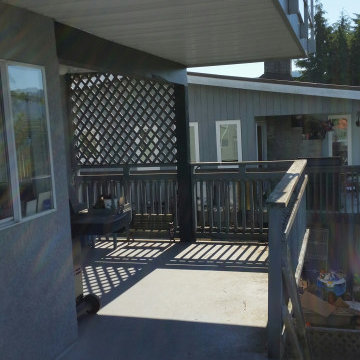Deck Renovation w/Privacy Wall - BEFORE